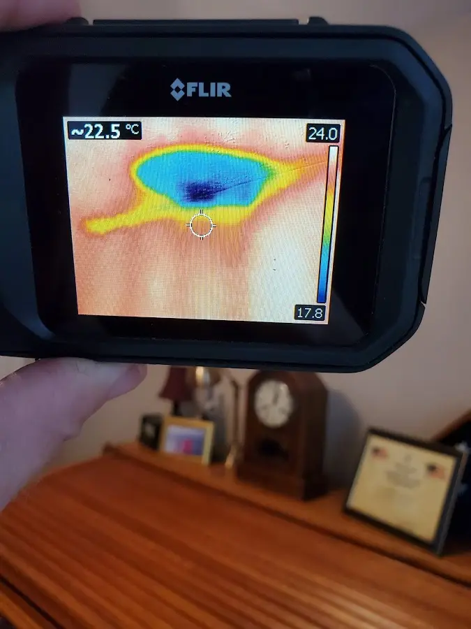 Thermal imaging inspection for water damage in Rossford