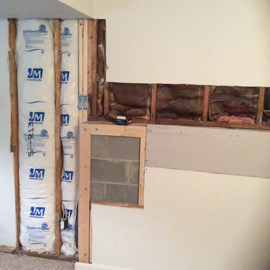 Wall insulation replacement during Odor Removal & Deodorization in Rossford